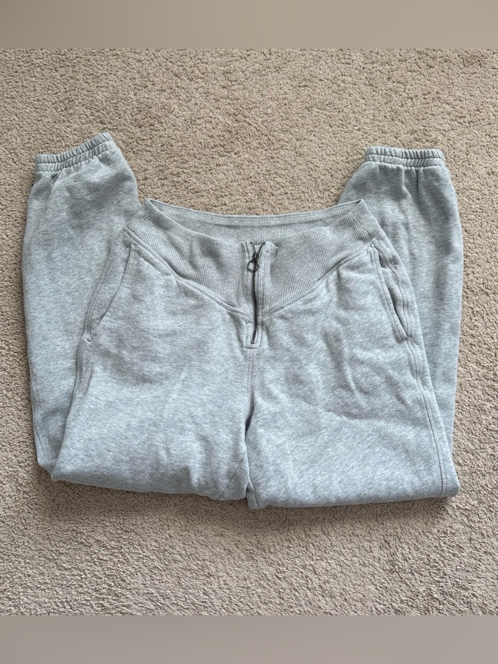 aerie Light Gray Jogger Sweatpants